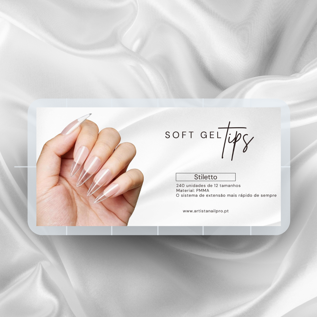 Soft Gel Tips - Stiletto